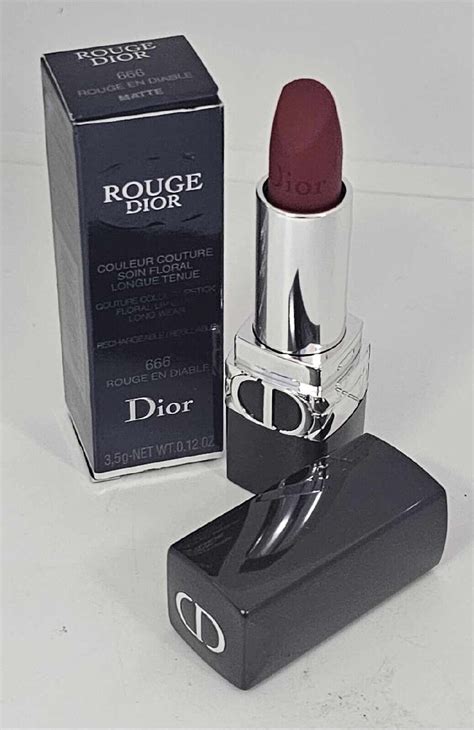 dior rouge en diable swatch|rouge dior lip balm.